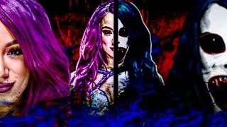 WWE Sasha Banks SCARY Transformation Gangsta Theme Song Special Halloween