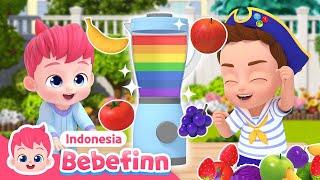 Jus Buah  Fruit Juice Song  Lagu Anak  Bebefinn Bahasa Indonesia