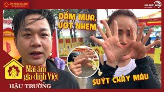 Quách Tuấn Du dầm mưa chơi game Ngọc Châu suýt chảy má.u tay vì điều này  Mái Ấm Gia Đình Việt 39