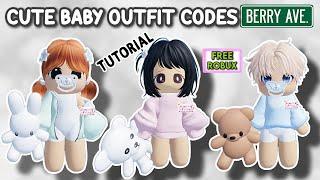 HOW TO BECOME A CUTE BABY + CUTE BABY OUTFIT CODES FOR BERRY AVENUE AND BLOXBURG TUTORIAL 2023 ️