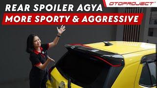 Salah Satu Aksesoris yang Bikin Agya Tampil Beda REAR SPOILER AGYA 2024