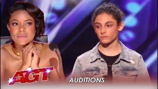 Benicio Bryant Judges Did NOT Expect This Shy Boy’s Voice  Americas Got Talent 2019