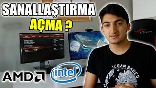 SANALLAŞTIRMA NASIL AÇILIR  İŞLEMCİ SANALLAŞTIRMA AÇMA ETKİNLEŞTİRME  Virtualization