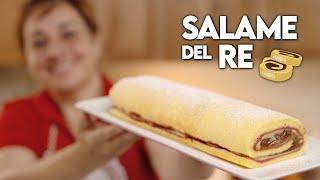 SALAME DEL RE Trifle Roll - Easy Recipe - Homemade by Benedetta