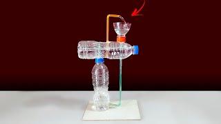 Make an Automatic Water Fountain with Plastic Bottle  Science Experiment