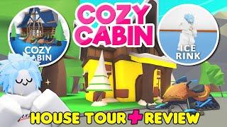 COZY CABIN TOUR & REVIEW in less than 4 Minutes ️ Adopt Me Update Roblox