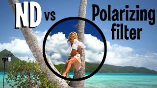 ND filter vs Polarizing CPL filter which do I use and why