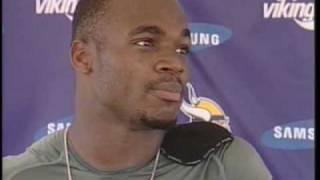 Adrian Peterson joines Chester Taylor in Vikings Backfield