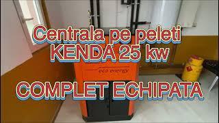 Centrala Kenda 25 kw- Peleti - Complet echipata cu pompa si vas expansiune