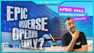 Is Epic Universe Opening Early? April 2024 Construction Update & Site Visit  Universal Orlando