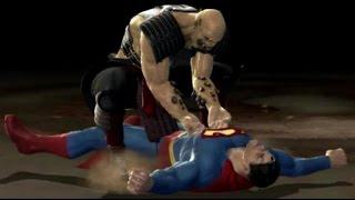 Mortal Kombat Vs DC Universe - All Character Fatalities And Heroic Brutalities On Superman