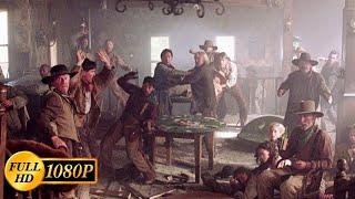 Jackie Chan and Owen Wilson had a showdown with the locals at a bar  Shanghai Noon 2000