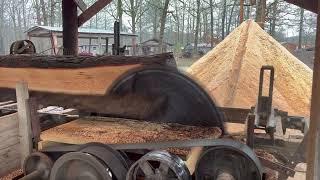 Sawing Sunken logs on the Corley Circle Sawmill