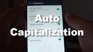 Google Nexus 5 How to Enable  Disable Keyboard Auto-Capitalization