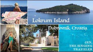 LOKRUM ISLAND Dubrovnik CROATIA  Maximilians Palace  Fort Royal  Game of Thrones  Nude Beach