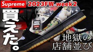 【Supreme 23FW】 波乱のweek2！プレミアムなダンクSBは購入出来たのか？【SupremeNike SB Rammellzee Dunk】