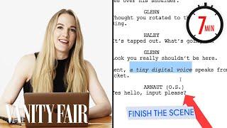 Hollywood Screenwriter Tries to Write a Scene in 7 Minutes  Vanity Fair