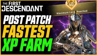 POST PATCH FASTEST XP FARM Level 40 in 39 Minutes  The First Descendant Farming Guide