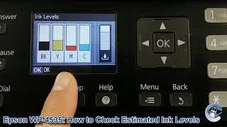 Epson Workforce Pro WP-4535 How to Check Estimated Ink Levels