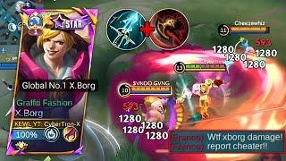 WTF TRUE DAMAGE X.BORG NEW MONSTER BUILD DELETE THE ENEMY EASILY?  X.BORG BEST BUILD 2024