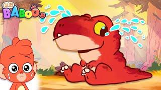 Club Baboo  Why is the baby T-Rex crying?  He lost his Dino Mommy  Learn Dinosaur Names