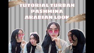 Tutorial Turban Pashmina Crinkle  Arabian Look