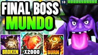 I CREATED THE FINAL BOSS OF LEAGUE OF LEGENDS THE UNKILLABLE DR. MUNDO