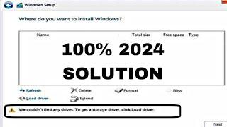 HDD NOT SHOWING IN WINDOWS 10 & 11 INSTALLATION ON INTEL 11th 12th and 13thGEN - SOLVED 2024