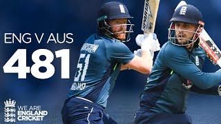 England Men SMASH World Record ODI Score  England v Australia 2018 Extended Highlights