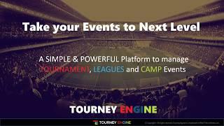 Tourney Engine - Tourney Engine is an end-to-end Tournament League & Camp Management Software