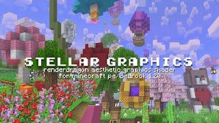 Stellar Graphicsˊˎ- aesthetic mcpe shader for 1.20 🪷️