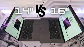 M3 14-inch vs 16-inch MacBook Pro