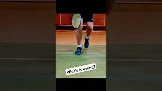 Badminton Footwork injury - Scissor jump