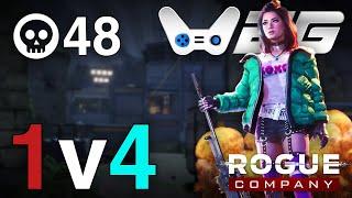 48 KILLS  PHANTOM  1v4  Strikeout Rogue Company Phantom Gameplay