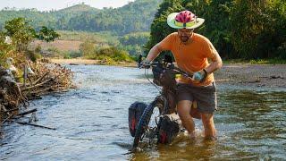 Cycling Northern Thailand  Chiang Mai to the Laos Border  World Bicycle Touring Episode 38