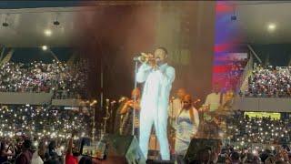 NATHANIEL BASSEY stormed Accra Sports Stadium within an outstanding spirit lifting performance