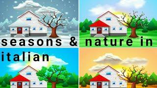 learn punjabi to Italian class 14 seasons and nature