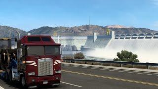 ATS Oregon-Tour im Kenworth K100E  Americantrucksimulator  1.46  Deutsch