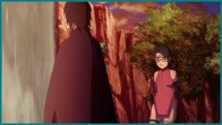 Sasuke gave advice to Sarada training for the Chunin Exam