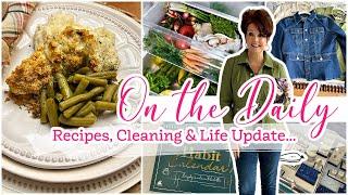 ON THE DAILYRECIPES CLEANING & LIFE UPDATE...