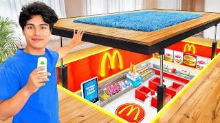 I Built a SECRET McDonald’s In My Room