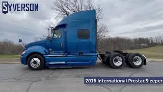 2016 International Prostar Sleeper Walkthrough Video