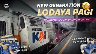 KERETA EKONOMI MURAH & MEWAH KE JOGJA  Trip Naik KA Lodaya New Generation Bandung - Jogja