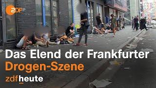 Elendsquartier Bahnhofsviertel Braucht Frankfurt eine neue Drogenpolitik?  Länderspiegel