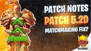 WILD RIFT  Patch 5.2D Patch Notes  BIG MATCHMAKING CHANGES & KAYLE REWORK