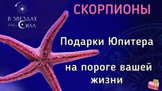 СКОРПИОНЫ. ПОДАРКИ ЮПИТЕРА ДЛЯ ВАС.