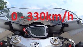MV Agusta F4 RR - Acceleration 0-330kmh & Startup & Exhaust Sound & Dyno