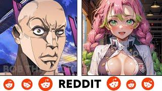 Mitsuri Kanroji vs Reddit  The Rock Reaction Meme  Anime vs Reddit  Demon Slayer