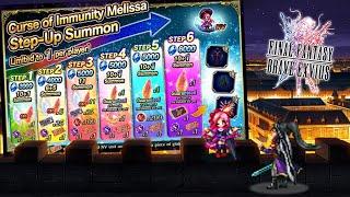 13 Drop Rate my foot  Final Fantasy Brave Exvius - Summoning for Curse of Immunity Melissa