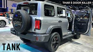 Mahindra Thar 5 Door Competition  GWM Tank 300 4x4 SUV  Better Than Ford Endeavour 2024 & Fortuner